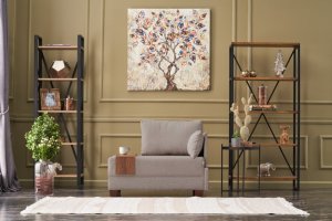 Kreslo / Jednomiestna pohovka Fly Right - Beige v2