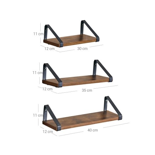 Set nástenných políc MADERA I