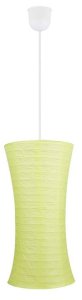 Závesná lampa zo zeleného papiera, nastaviteľná, 60W E27 Tai