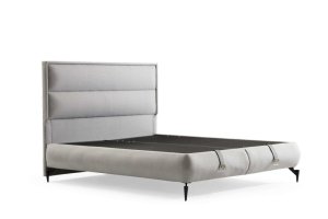 Rám jednolôžkovej postele s čelom Fresh 100 x 200 - Grey