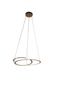 EDEN lampa wisząca złoty 32W LED 3000, 4000, 6000K osłonka biała