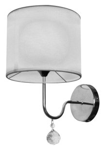 Nástenná lampa 1X60W E27 biela BRAVA
