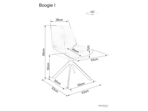 Otočné křeslo BOOGIE I
