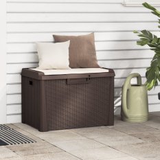 Zahradní úložný box s poduškou 125 l Dekorhome