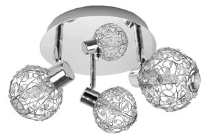 Stropné svietidlo 3X40W G9 chróm GOLLAR