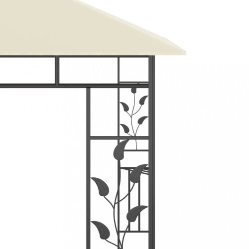Záhradný altánok s moskytiérou 3 x 3 m Dekorhome - BAREVNÁ VARIANTA: Antracit