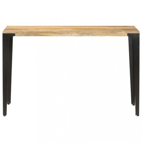 Jídelní stůl masivní dřevo / ocel Dekorhome - ROZMĚR: 120x60x76 cm