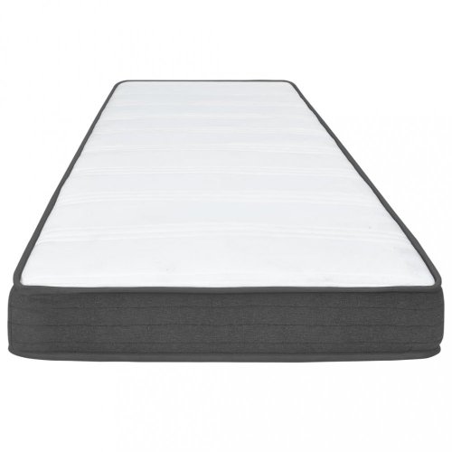 Boxspringová postel tmavě šedá Dekorhome - ROZMĚR LŮŽKA: 200 x 200 cm