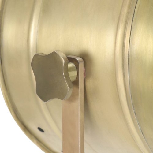 Stojací lampa kov / dřevo Dekorhome