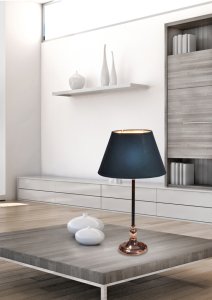 Černá kancelářská stolní lampa Noe