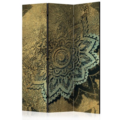 Paraván Golden Treasure Dekorhome - ROZMĚR: 135x172 cm (3-dílný)