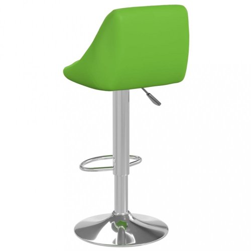 Barová židle 2 ks umělá kůže / chrom Dekorhome - BAREVNÁ VARIANTA: Zelená