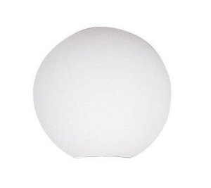 Sklenené tienidlo na lampu biele guľové G9 12cm pre lampy Kama / Mati