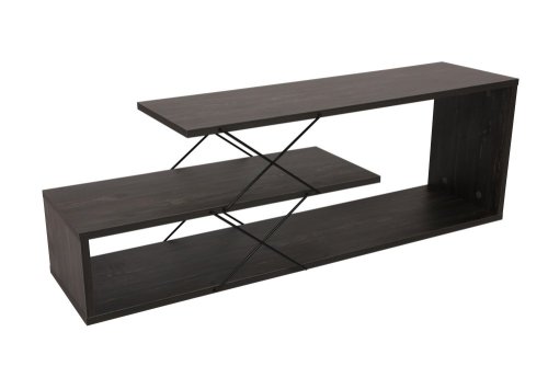 TV stolek Zigzag - Dark Brown - POSLEDNÍ KUS