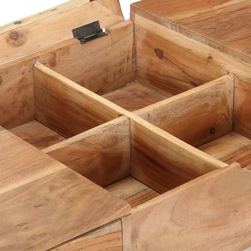 Toaletný stolík masívne drevo Dekorhome - BAREVNÁ VARIANTA: Recyklované drevo
