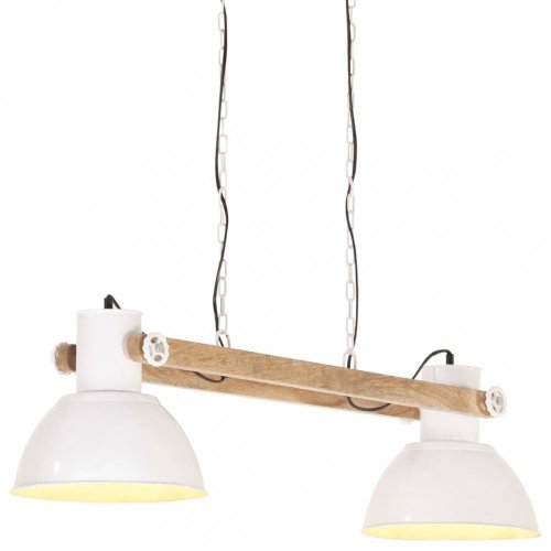 Závěsná lampa kov / mangovníkové dřevo Dekorhome