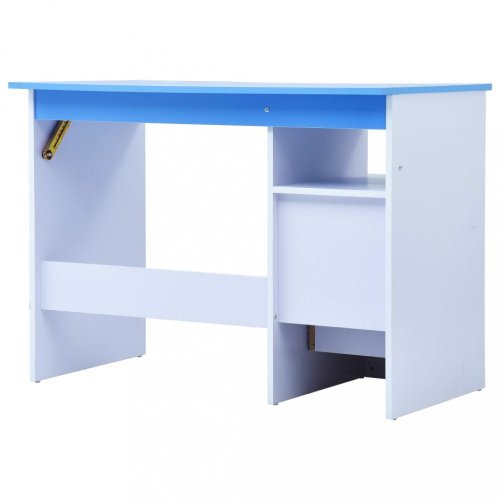 Detský písací stôl náklopný Dekorhome - BAREVNÁ VARIANTA: Modrá