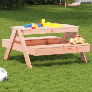 Piknikový stůl pro děti 88 x 97 x 52 cm masivní dřevo douglasky