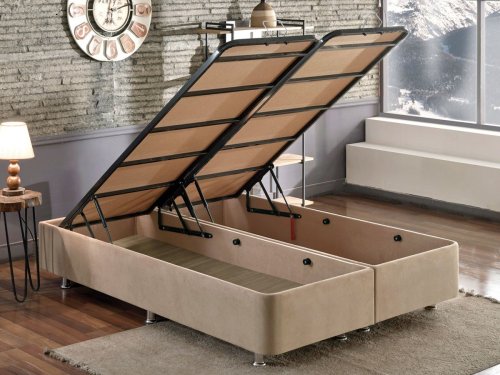 Rám manželskej postele Ela Double - Light Brown (140 x 190)