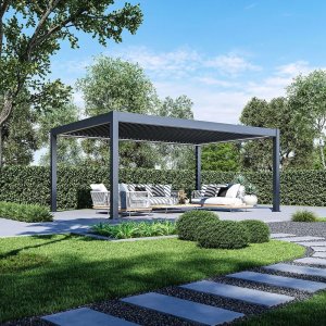 Elektrická bioklimatická pergola  PRESTIGE 6x4 m
