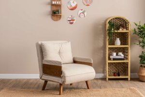 Rozkladacie kreslo Cosmo Single - Cream