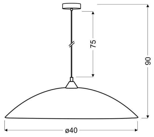 Závesná stropná lampa s pružinovým e27 červeným osvetlením