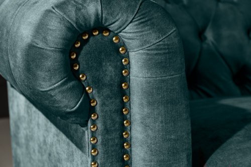 Chesterfield pohovka 3-místná MIDAS Dekorhome