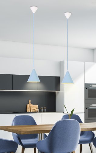Závesná lampa VOSS 1xE27 - BAREVNÁ VARIANTA: Ružová