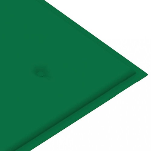 Zahradní lavice s poduškou 135 cm Dekorhome - BAREVNÁ VARIANTA: Zelená