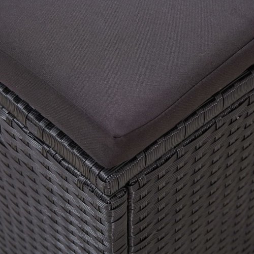 Zahradní jídelní set 6ks polyratan Dekorhome