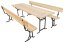 Záhradný pivný set skladací 220 cm