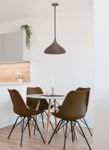 viborg závesné svietidlo 320mm ledea E27 40w kovová hnedá