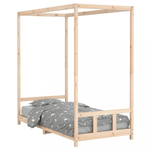 Dětská postel s nebesy Dekorhome - ROZMĚR LŮŽKA: 90 x 200 cm