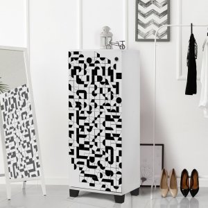 Skrinka na topánky / Botník Filinta 802 - White