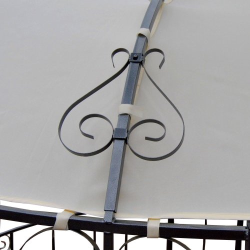 Zahradní pergola 3 x 3 m Almeria - BAREVNÁ VARIANTA: Hnědá / červená
