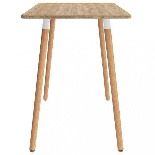 Jídelní set 4+1 buk / umělá kůže / plast Dekorhome