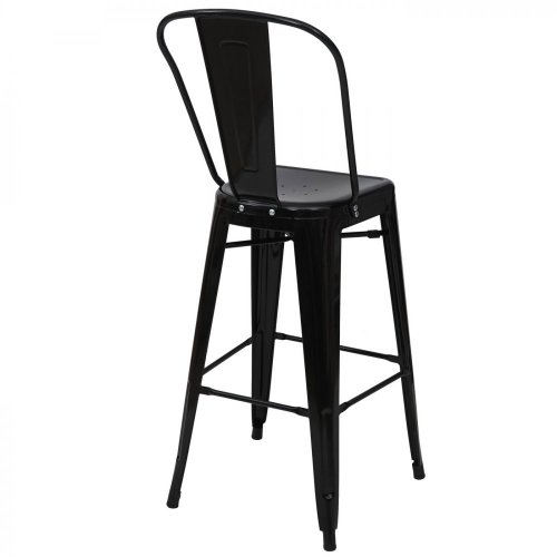 Barová židle HWC-A73 - BAREVNÁ VARIANTA: Černá