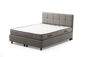Rám manželskej postele s čelom Vitalia 150 x 200 - Light Grey