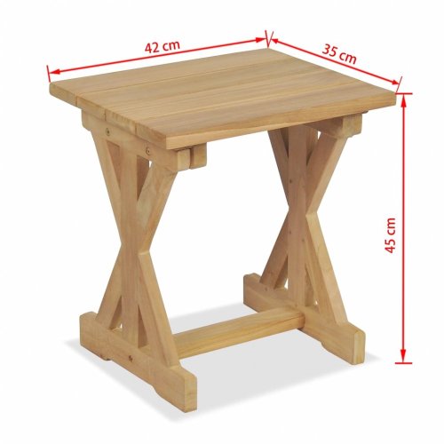 Záhradná stolička z teakového dreva 2 ks