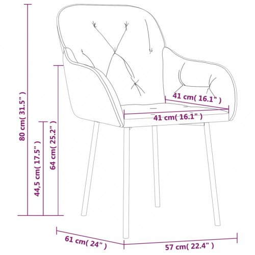 Jedálenská stolička 2 ks Dekorhome - BAREVNÁ VARIANTA: Ružová