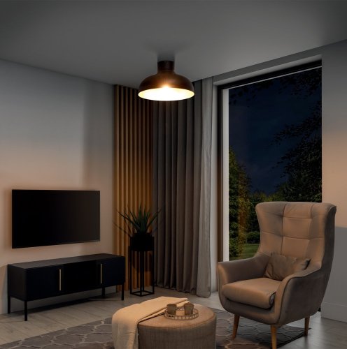 Desolo 40x21x40cm stropní 1 černý