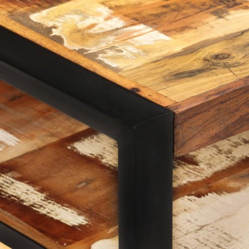 Konferenčný stolík drevo / kov Dekorhome - DEKOR: Recyklované drevo