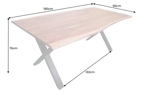 Jídelní stůl ATHAMÁS X Dekorhome - ŠÍŘKA: 160 cm