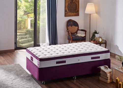 Mattress Violet 90x200 cm Single Size Middle Firm Mattress