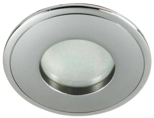 Hermetické svítidlo IP65 chrom perleťově kulaté SH-08