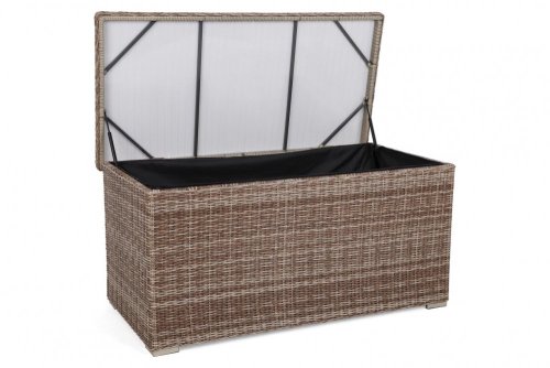 Zahradní úložný box polyratan 1037 l