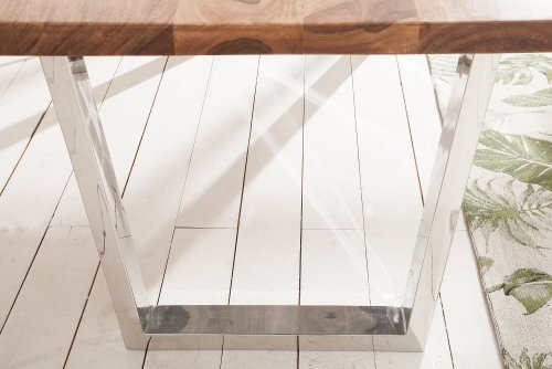 Jídelní stůl ATHAMÁS sheesham Dekorhome - ROZMĚR: 200x98x77 cm