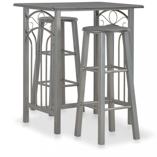 Barový set kov / MDF / dřevo Dekorhome