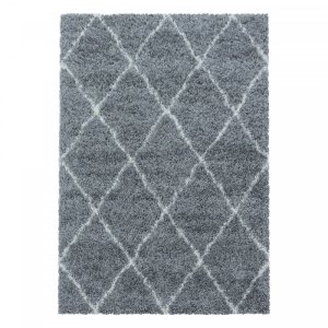 Kusový koberec Alvor Shaggy 3401 grey 60x110 cm