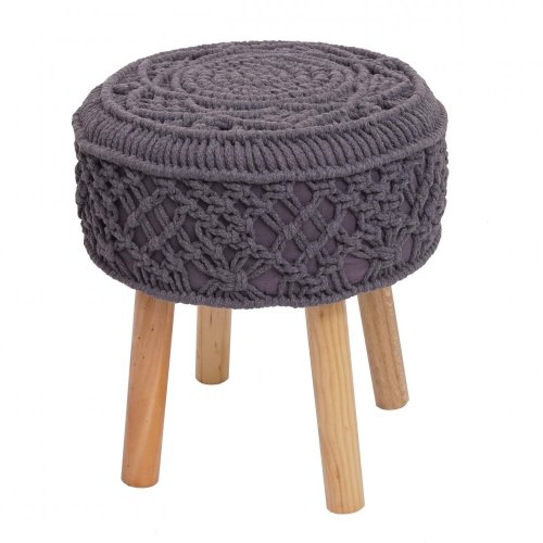 Macramé taburet